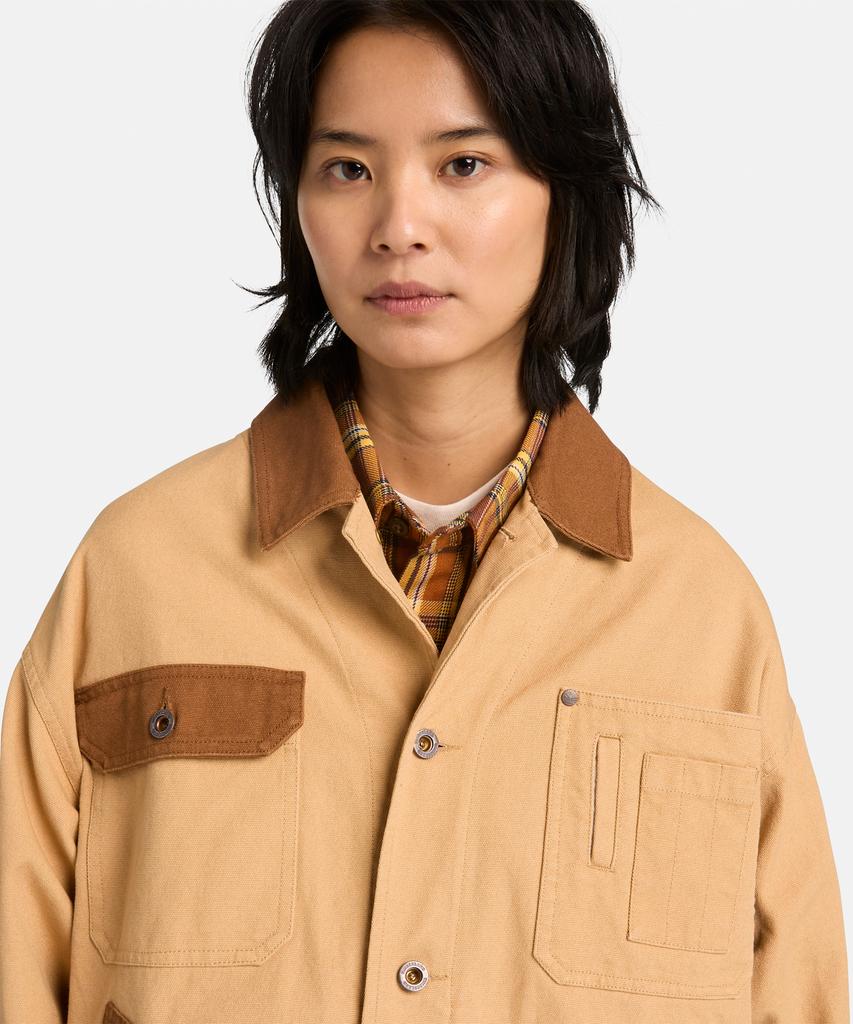 Timberland [Tokyo Design Collective] Cotton Chore Jacket - Light Wheat Boots / 0Yh3C-Eh3