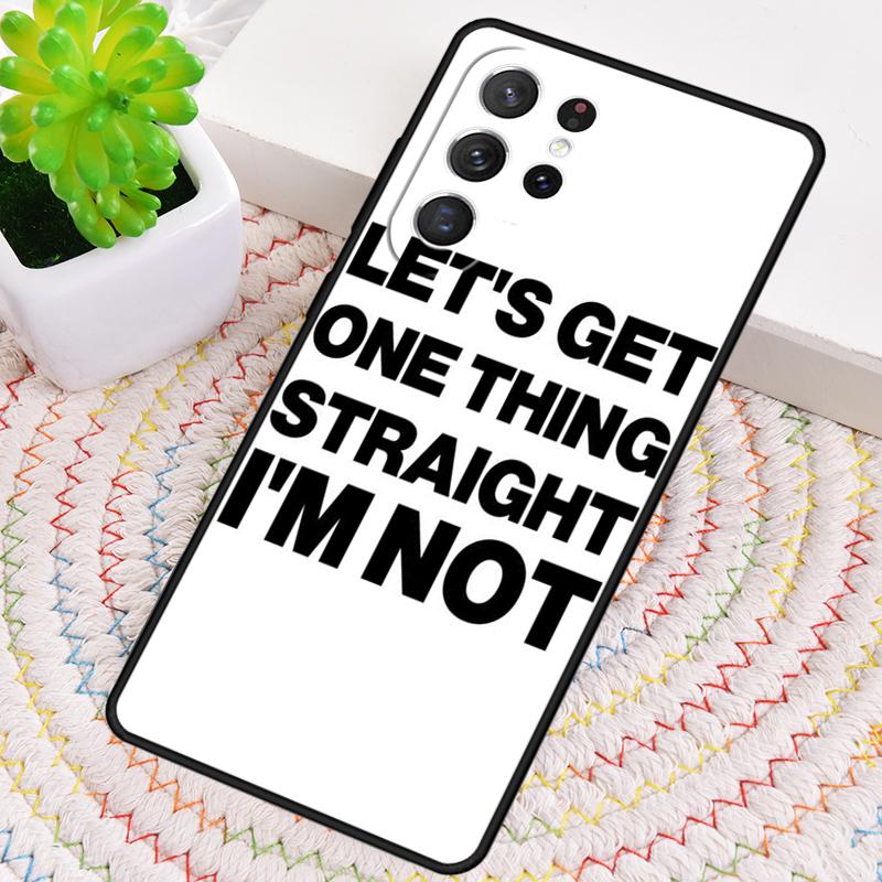 Lass uns eins klarstellen Silikon-Handyhülle für Samsung Galaxy Note 10 Pro S26 S25 S24 S23 S22 S21 Plus S25Ultra Capa Cover