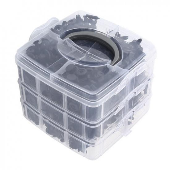 Car Retainer Auto Clips Plastic Kit 625 PCS Fasteners Push Trim Pin Rivet Bumper