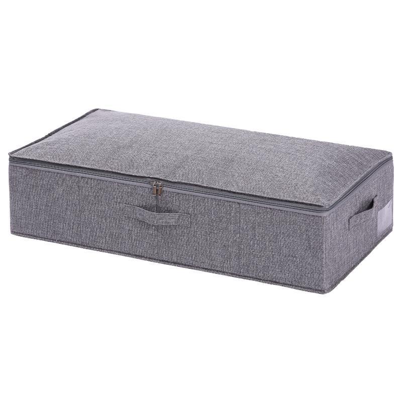 Large Capacity Foldable Moisture-Proof Fabric Storage Box for Clothes - Dustproof Under-bed Wardrobe Organizer