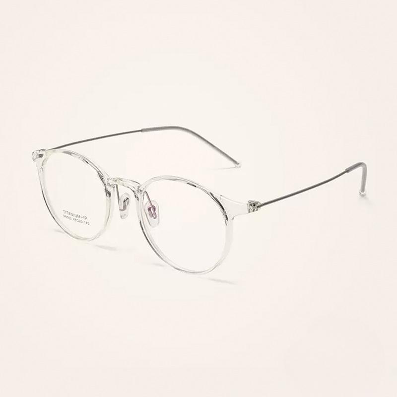 

Сверхлегкая круглая литературная ретро маленькая оправа TR титановая оправа для очков