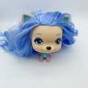 1pcs Original Vip Colored Hair Dog Playthings Cat Puppy Action Model 11cm Old Pet Shop Lovely Pets Toy Figures Classic Little Pet