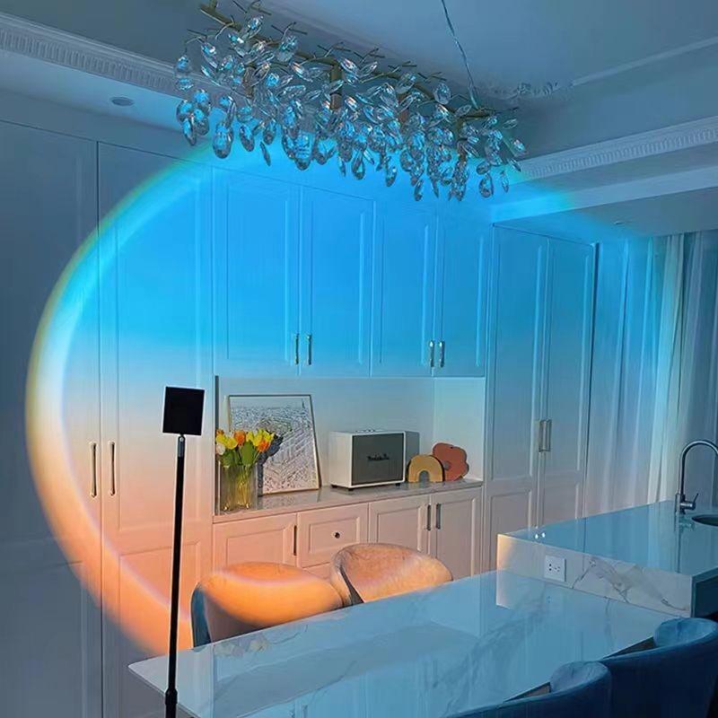 oeny Sunset Projector Floor Lamp