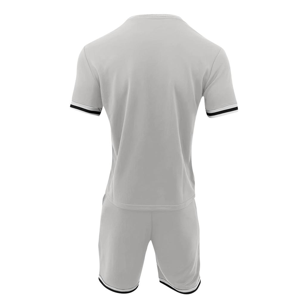 Men's Short-sleeved T-shirt And Round-neck Set   Men's Sports Shorts  Set
