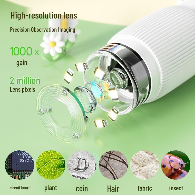 Handmikroskop für Kinder mit hoher Vergrößerung für Schüler