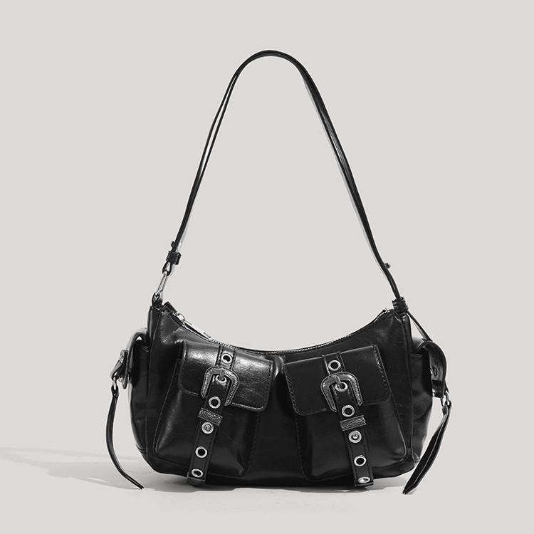 IELGY Hot Girl Motorcycle Style Bag Portable All-Match Shoulder Bag