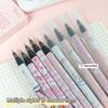 6Pcs 0.5mm Capybara Gel Pens Quick-drying Neutral Pen Cute Black Ink Pens  Writing Stationery
