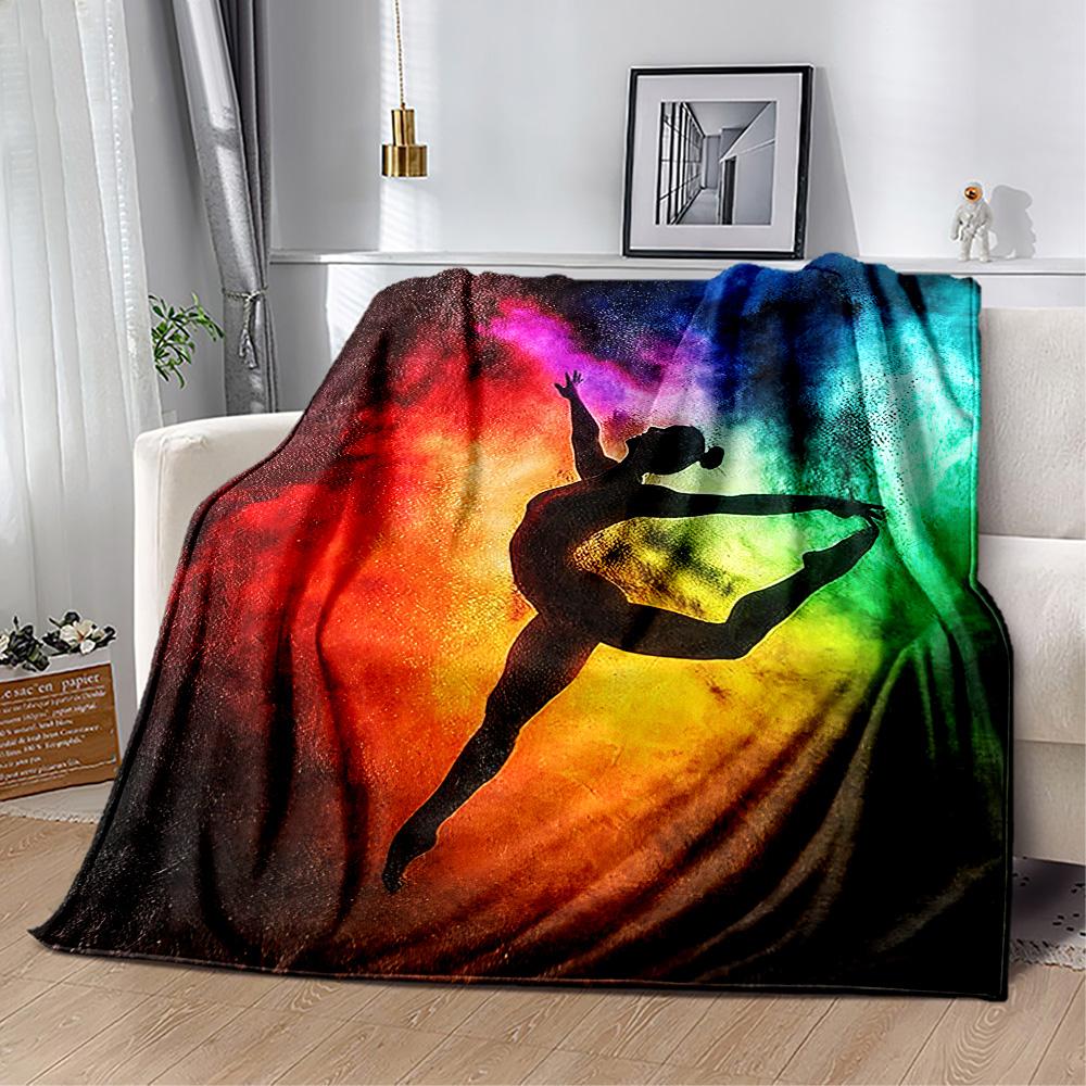 Dance Dreams In Motion Blankets Are Suitable for Living Rooms, Bedrooms, Camping, and Other Places, Making Them an Ideal Choice for Gifts.
