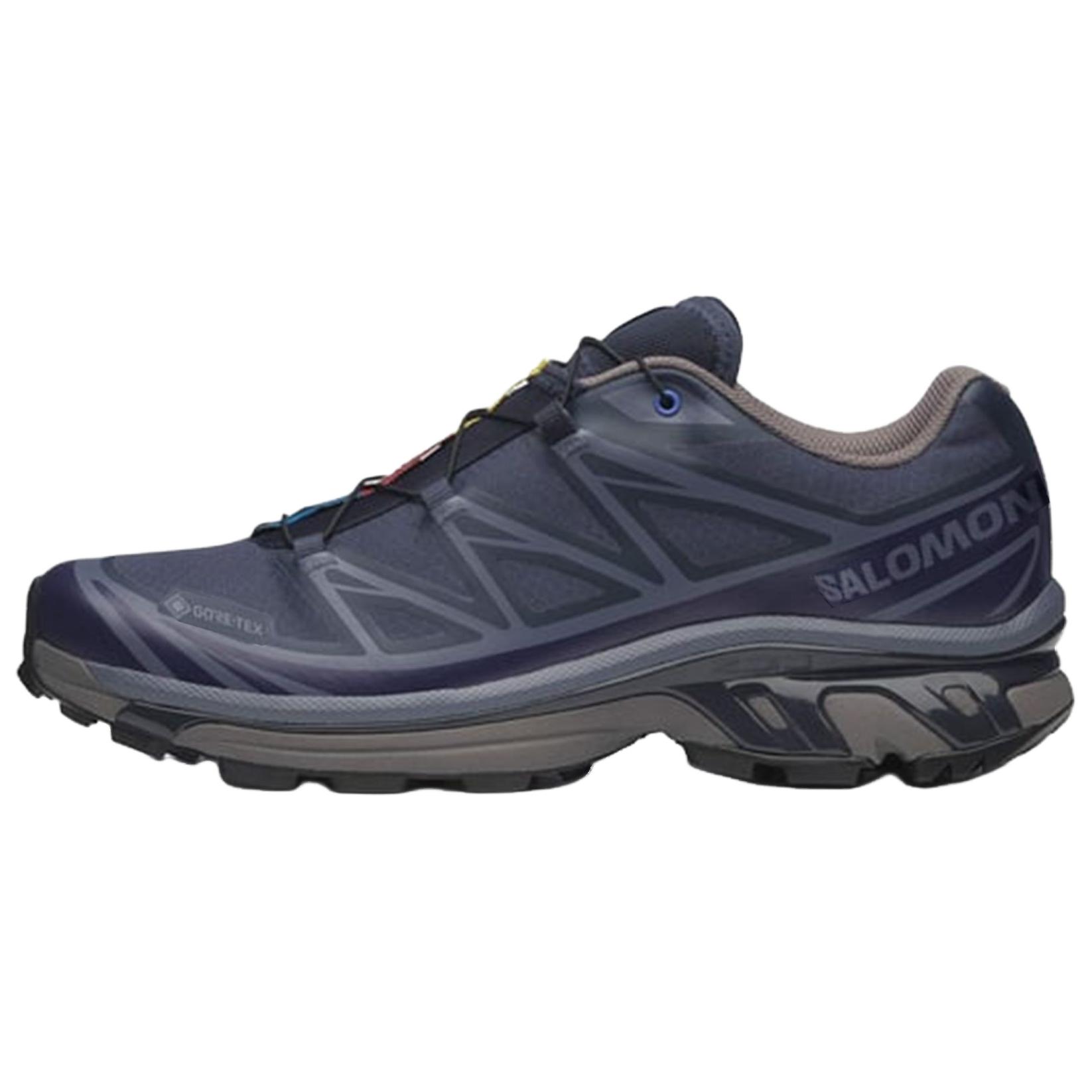 

Salomon XT-6 GORE-TEX Versatile Comfortable Running Shoes Unisex Sneakers Purple 478616