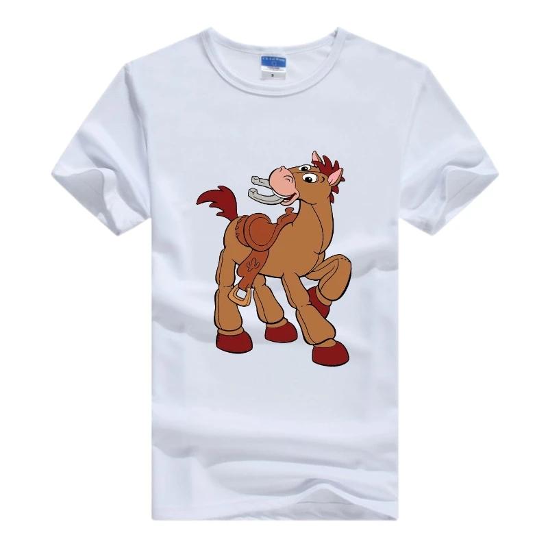 Disney Cartoon Toy Story Woman Tops White Clothes Short Sleeve Tee Oversized Friends 2024 Summer Blouse Grunge Y2K Mens T-shirts