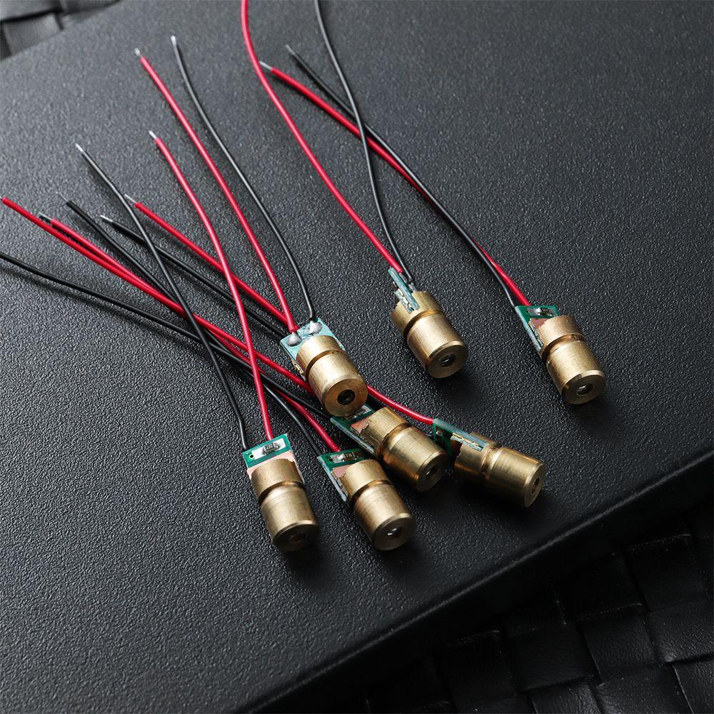 quality Copper Head 5 million watt 650nm 6mm 3V Laser diodes Adjustable Lasers Dot Diode Module