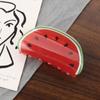 Srawberry Orange Hairgrips Kiwifruit Watermelon Fruits Hair Claw Korean Hair Clips Women Shark Clip