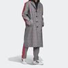 Adidas Originals X 424 Trench Coat Checkered Long Men Outerwear Gray FS6235