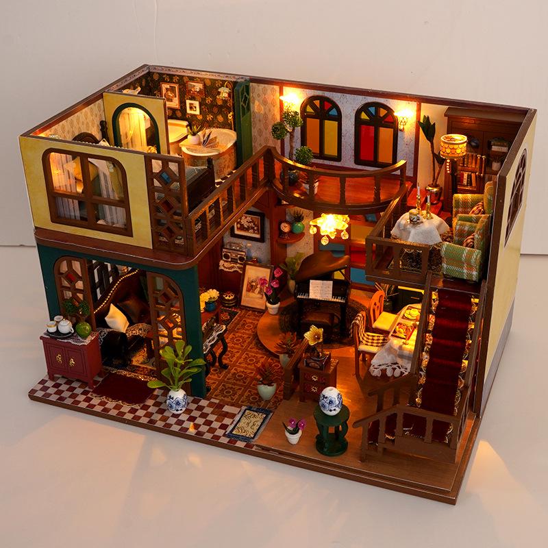 DIY Miniature Attic Scene - Creative Birthday Gift 3D Puzzle Toy