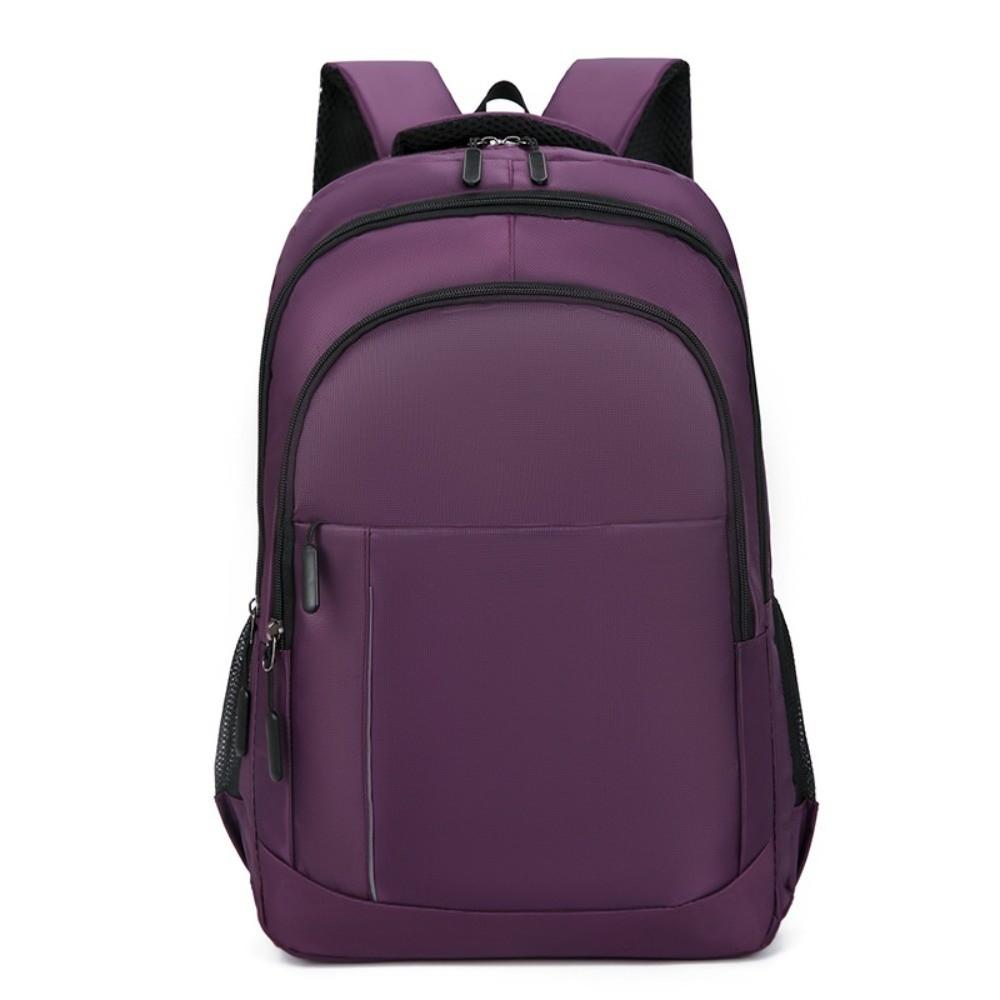 

Lightweight Men s Business Backpack Minimalist Anti-splash Water Oxford Cloth Laptop Bag Scratch Prevention Solid Color