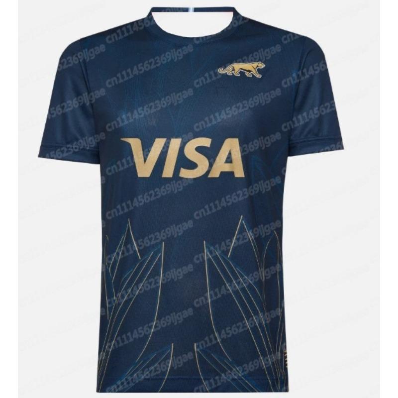 2026 Argentina Sevens Rugby Dres, Rodinné Y2K 3D Tištěné Tričko, Vhodné pro Každodenní Nošení a Trénink, Módní Styl S