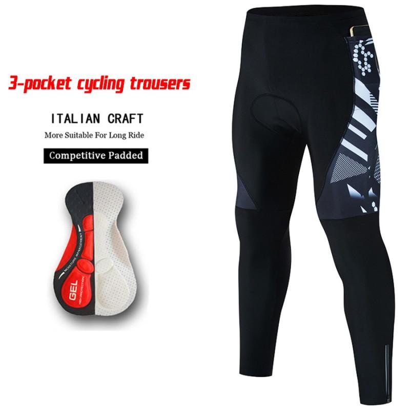 Mens Cycling Pants Lightweight Quick Dry Breathable Bike Tights Road Mountain Biking
