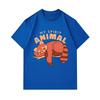 Men's 100% Cotton Crew Neck Short Sleeve T-Shirt, Cute Sleeping Red Panda My Spirit Animal Print Casual Comfortable Lightweight Tee for Daily Wear