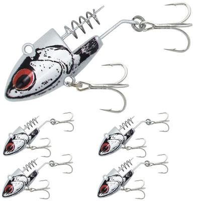[KOKO Lure] Sea Bass Lure Jig Head 5-Pack 16g 28g 36g Type B with Silver Powder