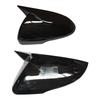 For KIA K5 Optima  2016- Car Sticking Rearview Side Mirror Cover Wing Cap Exterior Door Case Trim Carbon Fiber