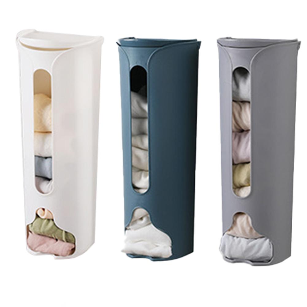 storage box for organizing your underwear and socks in a wall mounted design