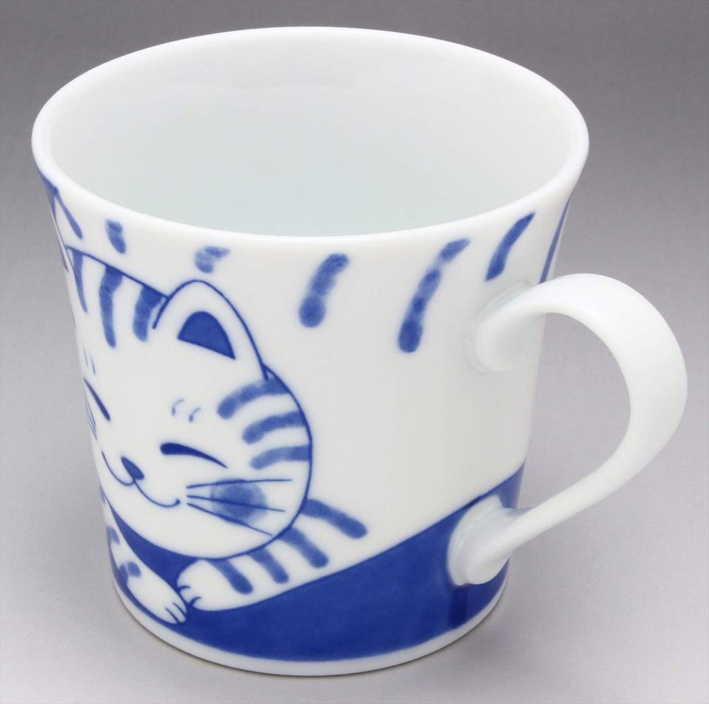 Mino Ware Lightweight Mug, Tiger Design, 131-1642