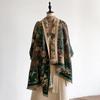 Luxury Ultra-Soft Imitation Cashmere Scarf for Women Winter Thickened Jacquard Wrap Shawl with Stylish Patterns