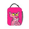 Pinks Panthers Insulated Lunch Bags High Capacity Cartoon Reusable Thermal Bag Tote Lunch Box Work  Travel Food Storage Bags