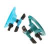 360° Automatic Rotating Nozzle Garden Sprinkler with Base Three-Prong Quick Coupling Lawn Irritation System Effective Watering