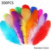 Colorful Feather Craft Feather Rainbow Color Children's Feather Handmade Wedding DIY Decoration Feather 3-5 Inch