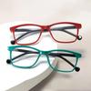 Fashion Green Square Anti-Blue Light Glasses Women Men Oversized Optical Frame Eye Protection Ultra Light Office Eyeglasses