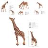 Simulated Giraffe Animal Models Desktop Ornaments For Educational Play And Collectors