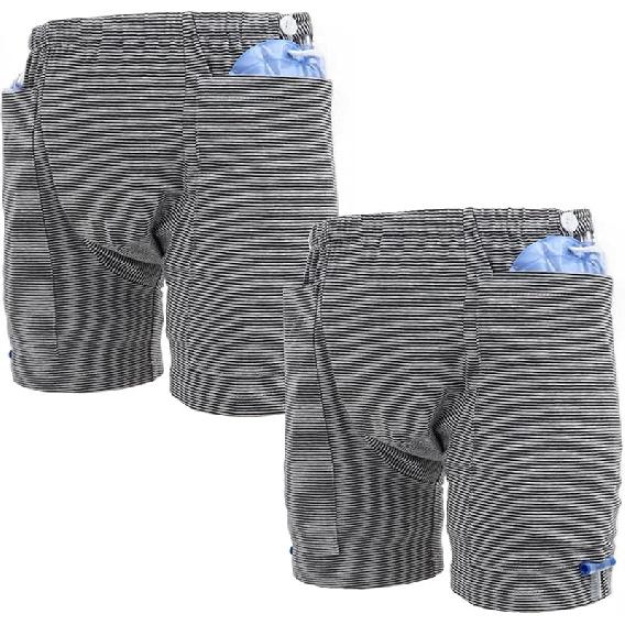 

Lmaray Брюки для ухода при недержании 2 шт., Шорты с карманом для ножной сумки для катетера, Средства для недержания мочи для мужчин, Совместимы с нефростомой, Фолеем, M(Lady s)