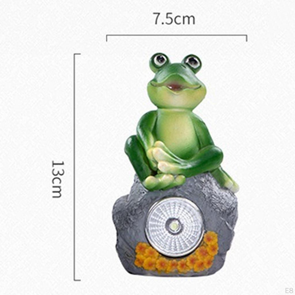 Garden S Frog Outdoor/Indoor Winter Decorive for Backyard Lawn Gift