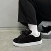 Men's shoes autumn new niche retro black skateboard shoes ins Guochao street shot student casual shoes