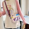 Casual nylon new shoulder messenger bag small square bag 2025 cute cat small round bag girl travel shoulder bag