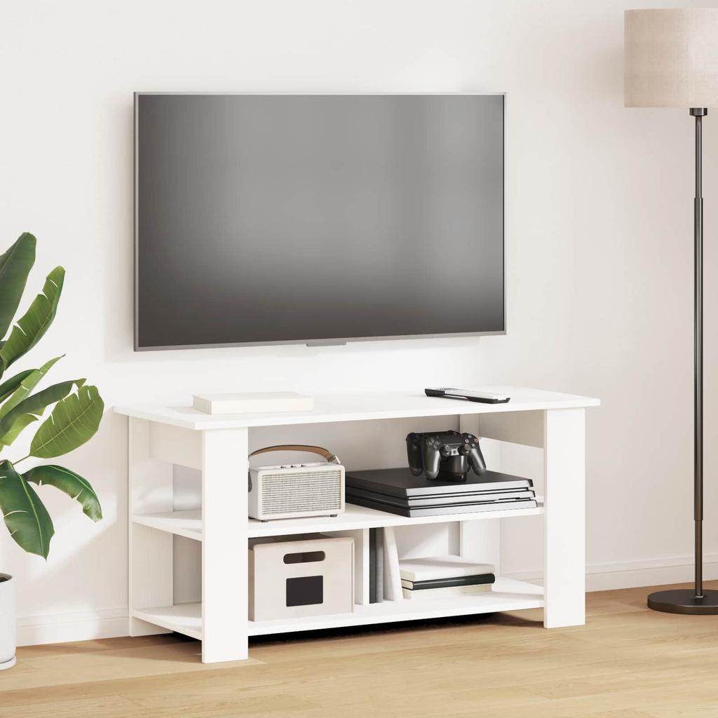 TV Stand White 100 x 40 x 50 cm