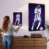 Messi Retro Stil Affisch Fotbollsspelare Metallskylt Vintage Metallplatta Anpassade Fotbolls Tennplåtar för Väggkonst Dekoration Dekor