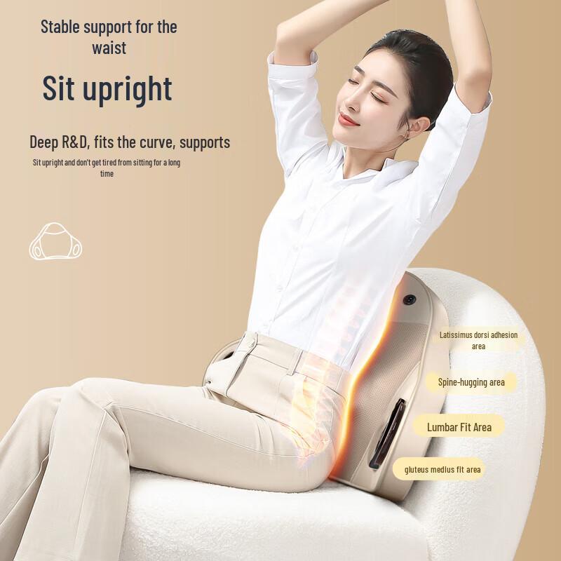Lenovo Heated Lumbar & Neck Massage Cushion