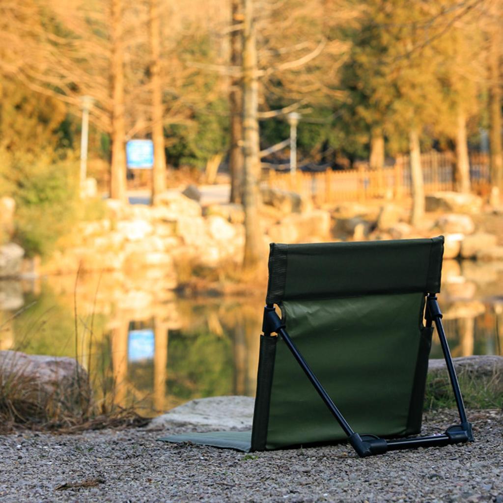 Scaun de camping pliabil Parc de grădină în aer liber Scaun unic leneș Pernă pentru spătar Picnic Camping Scaun cu spătar pliabil Scaune de plajă