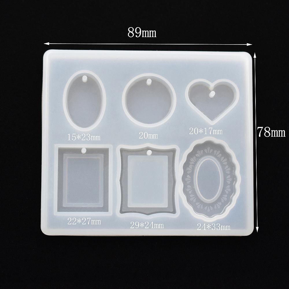 Cute Beads Cube Triangle Silicone Mold For Jewelry Earrings Pendant Making Resin UV Epoxy Resin Molds Crafts DIY Tool