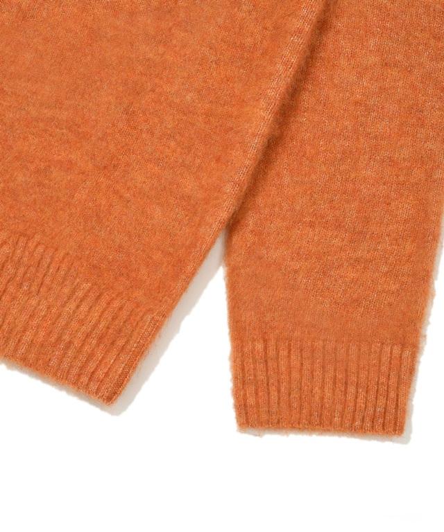 WACKY WILLY Hairy Pullover Knit Orange