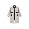 Parka Coats Women's Beige Lapel Moderate 10022962-A02