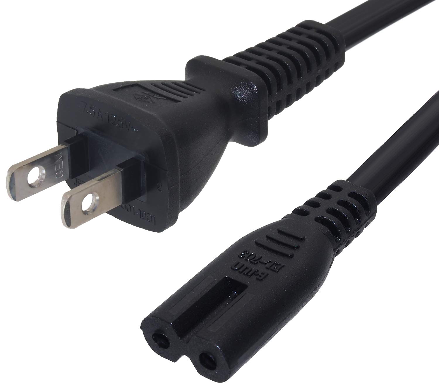 

Audiophile power cable glasses cable for PS5 for PS4 for PS3 for PS2 for PS1 for PS Vita for PSP Black 1 piece чорний