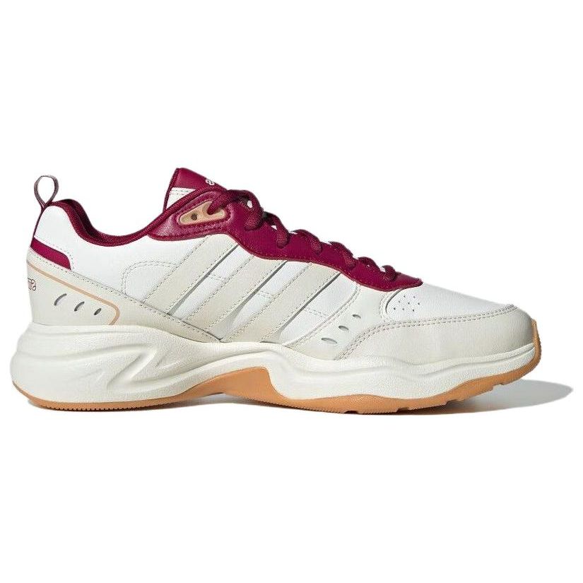 Adidas Neo Strutter Comfortable Versatile Slip Resistant Durable Low Top Casual Shoes Unisex Casual Shoes Light-Red ID3572