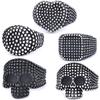 Anel Meier Estilo punk estiloso caveira mentrendy marca aço inoxidável retrô moda não desbota