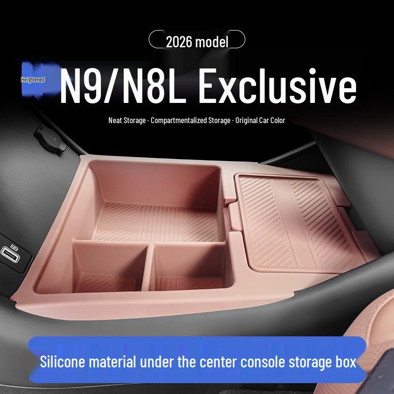 Silicone Under-Dashboard Storage Box for 2026 Denza N9/N8L Cars