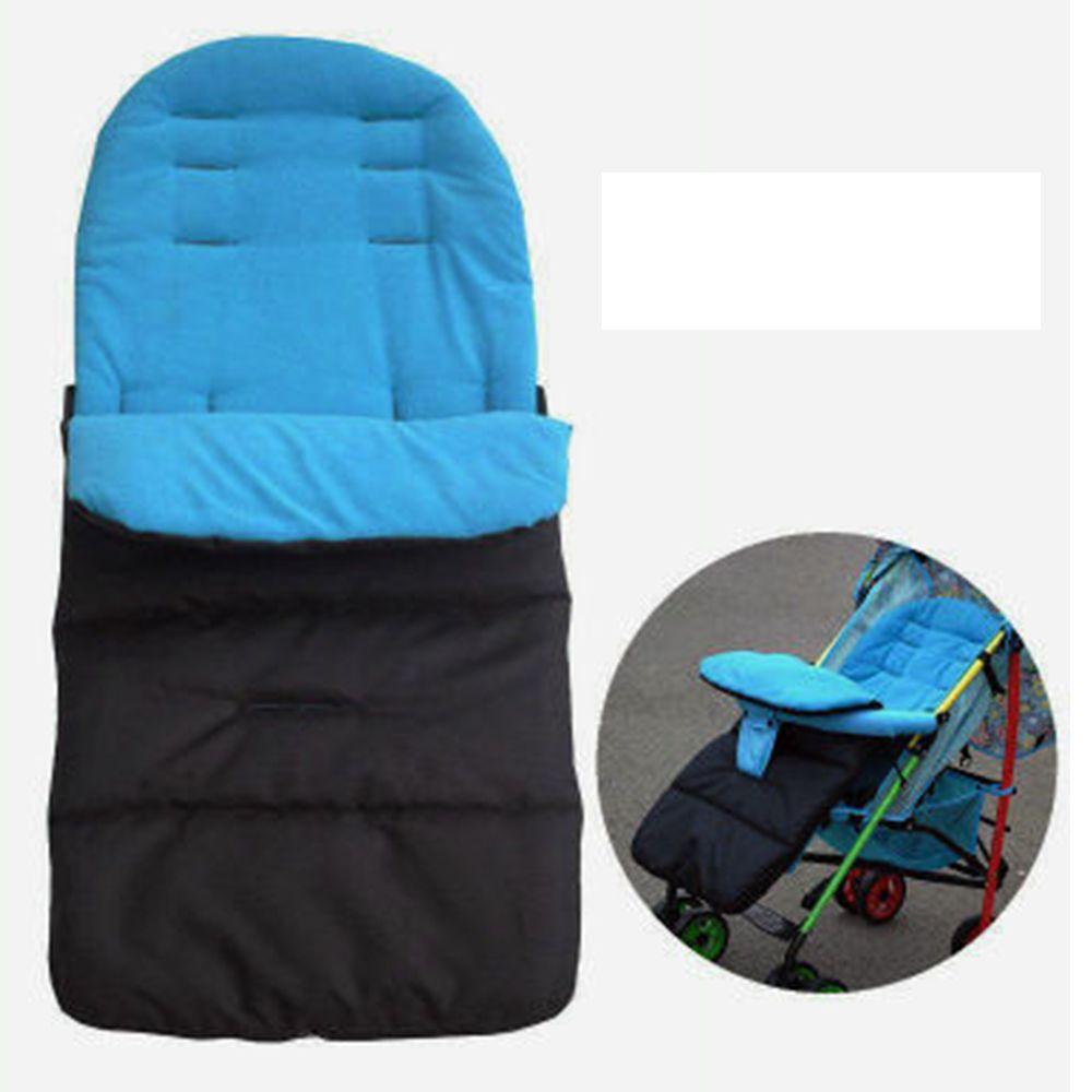 

Portable Waterproof Carriage Mat Warm Thick Cushion Stroller Sleeping Bag Sleepsacks Foot Cover синій