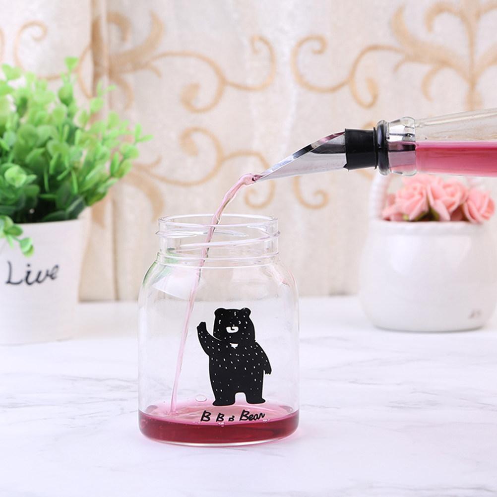 Stainless Steel Wine Pourer Aerator with Silicone Seal Leak Proof Reflowing Air Hole for Wine Liquor Oil Vinegar Bottles Bar