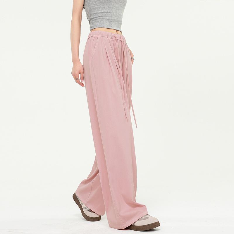 Tencel jeans women's summer thin new loose retro straight drape casual Yamamoto wide-leg pants